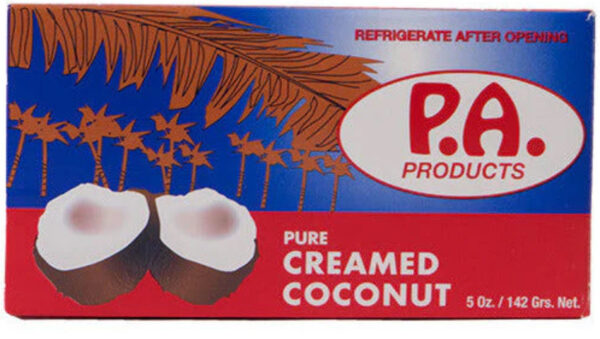 Pure creamed coconut